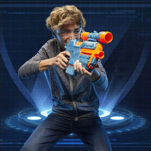 تفنگ اسباب بازی نرف Nerf مدل Hasbro - Nerf - Elite 2.0 Phoenix CS-6 motorized pistol, 12 officer darts-اسباب بازی
